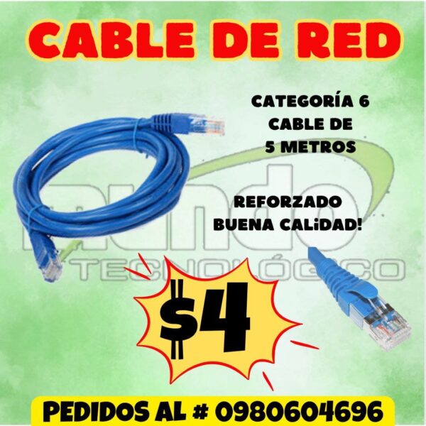 CABLE DE RED 5MT