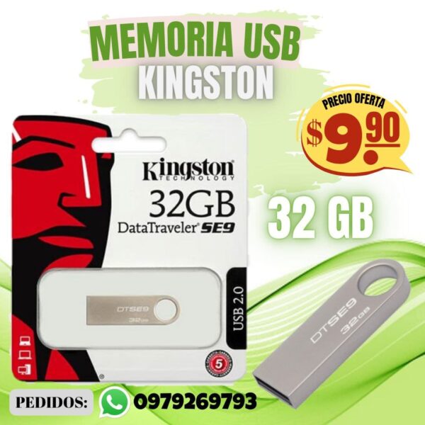 USB KINGSTON METALICA DTSE9 32GB
