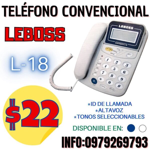 TELÉFONO CONVENCIONAL LEBOSS L18