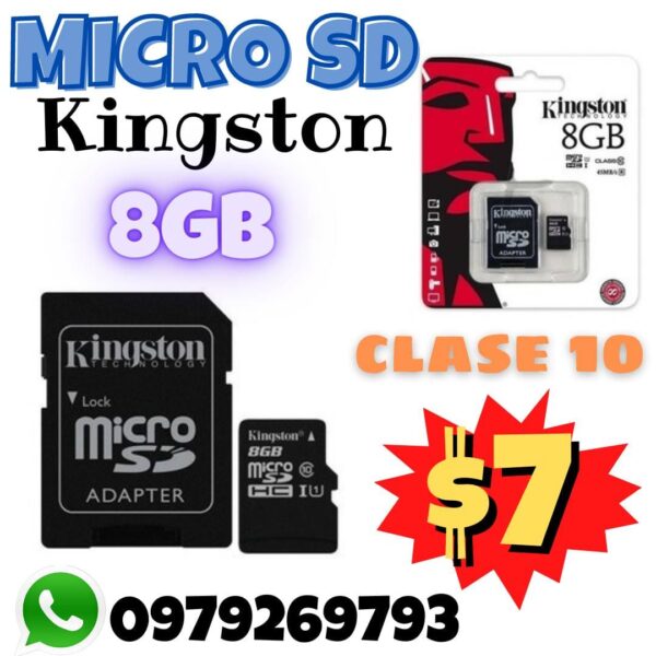 MICRO SD KINGSTON 8GB