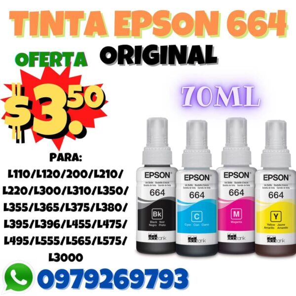 TINTA EPSON 664