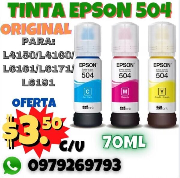 TINTA EPSON 504