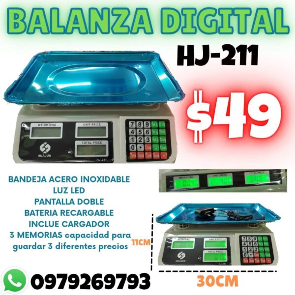 BALANZA DIGITAL HJ 211