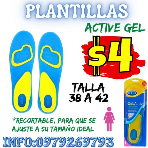 PLANTILLAS ACTIVE GEL 38-42