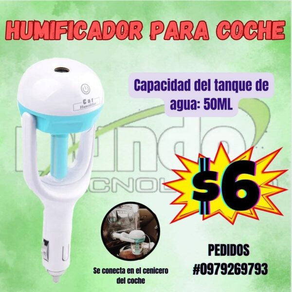 HUMIDIFICADOR PARA VEHÍCULO