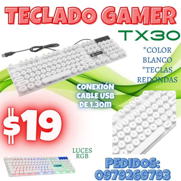 TECLADO GAMER TX30