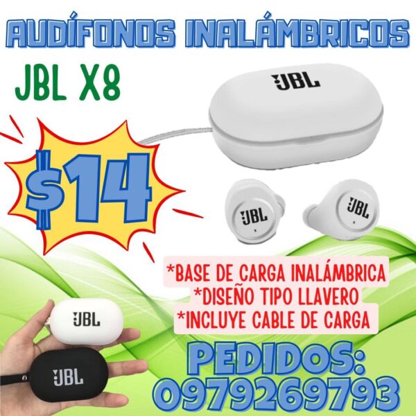 AUDÍFONOS INALÁMBRICOS JBL X8