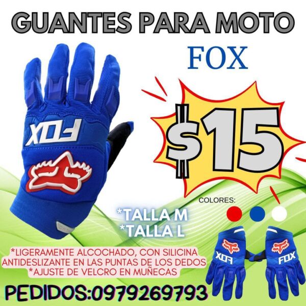 GUANTES PARA MOTO FOX