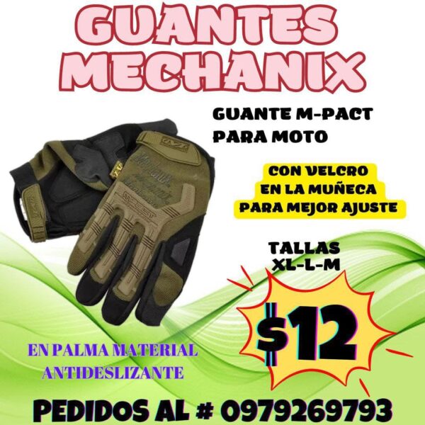 GUANTES MECHANIX PARA MOTO