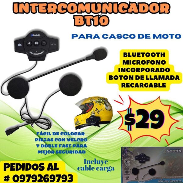 INTERCOMUNICADOR BT10