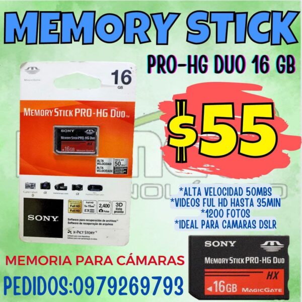 MEMORY STICK PRO HG DUO 16GB