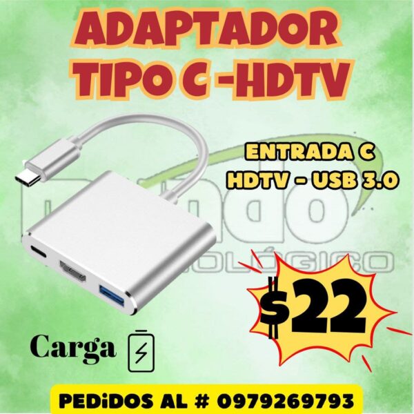 ADAPTADOR TIPO C HDTV