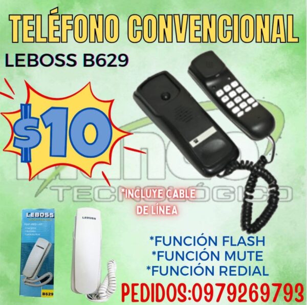 TELÉFONO CONVENCIONAL LEBOSS B629