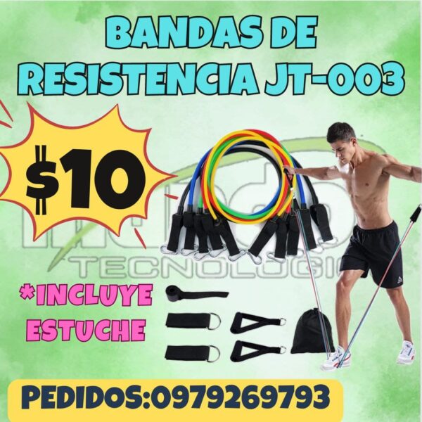 BANDAS DE RESISTENCIA JT 003