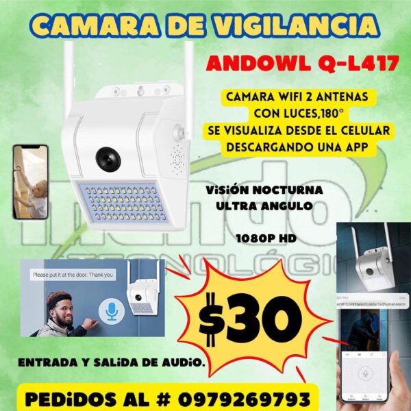 CÁMARA DE VIGILANCIA ANDOWL QL417
