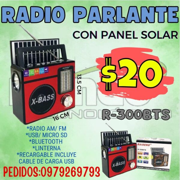 RADIO PARLANTE R 300BTS